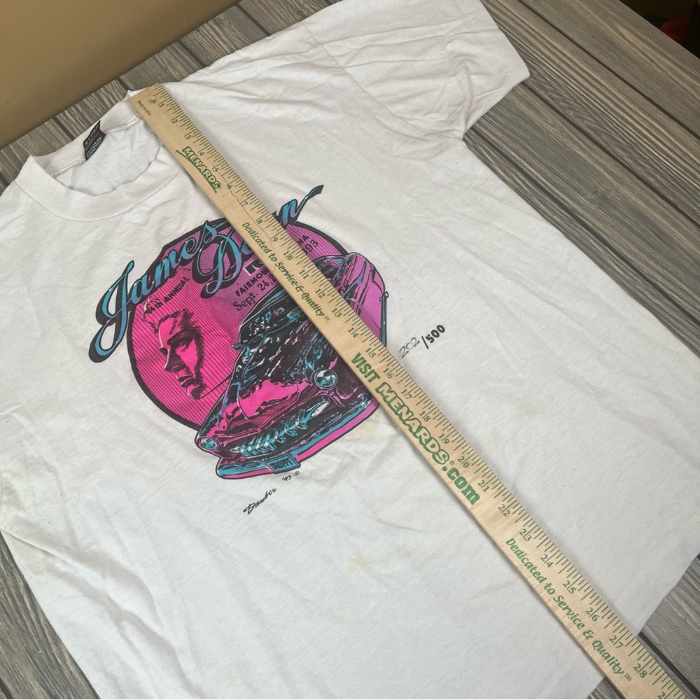 Vintage Fruit of the Loom James Dean Run Graphic Tee XL Made in USA - Picture 10 of 16
